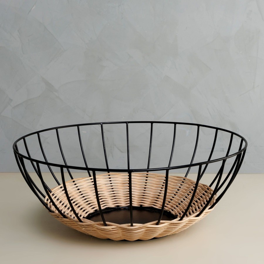 Home Fleck | Cabo Natural Rattan Fruit Basket