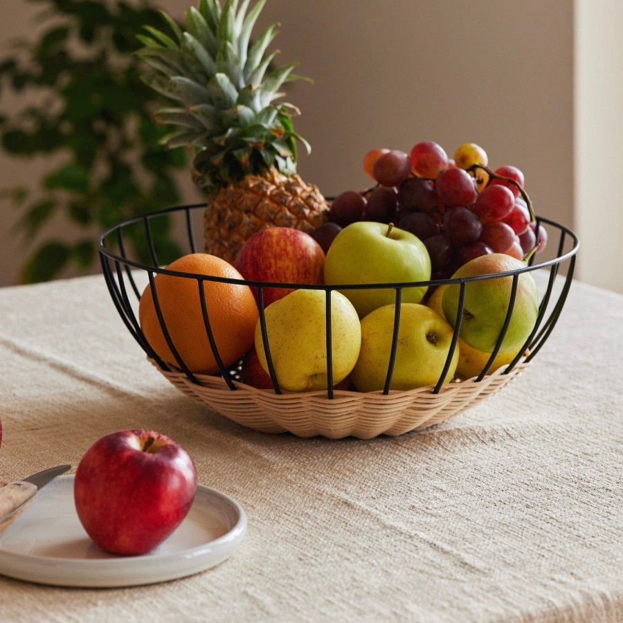 Home Fleck | Cabo Natural Rattan Fruit Basket