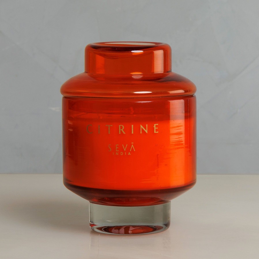 Home Seva India | Citrine Petite Candle