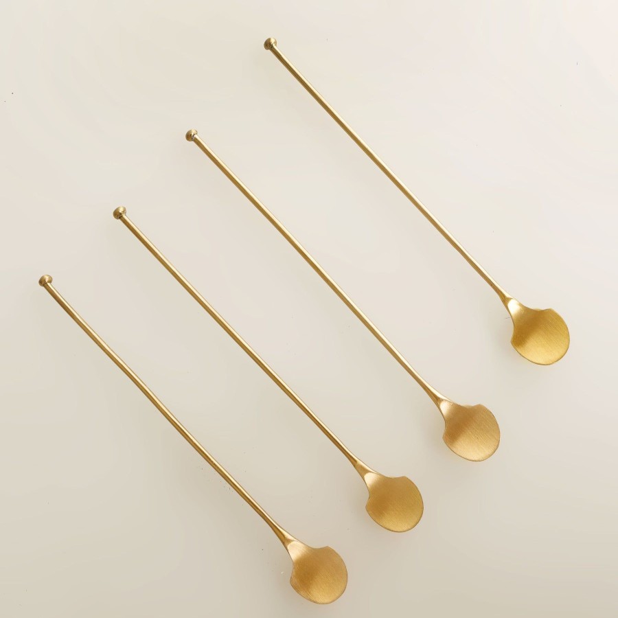 Home Fleck | Seashell Drink Stirrers, Set Of 4