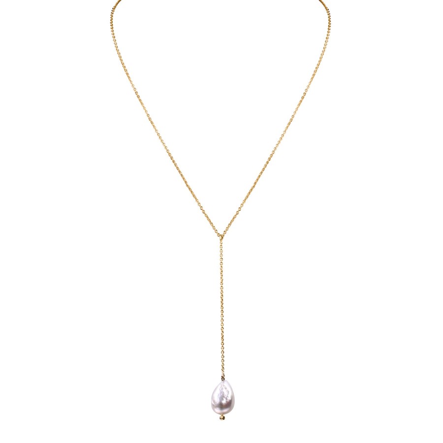 Women KAJ Fine Jewellery Fine Jewellery | White Pearl Chain Pendant