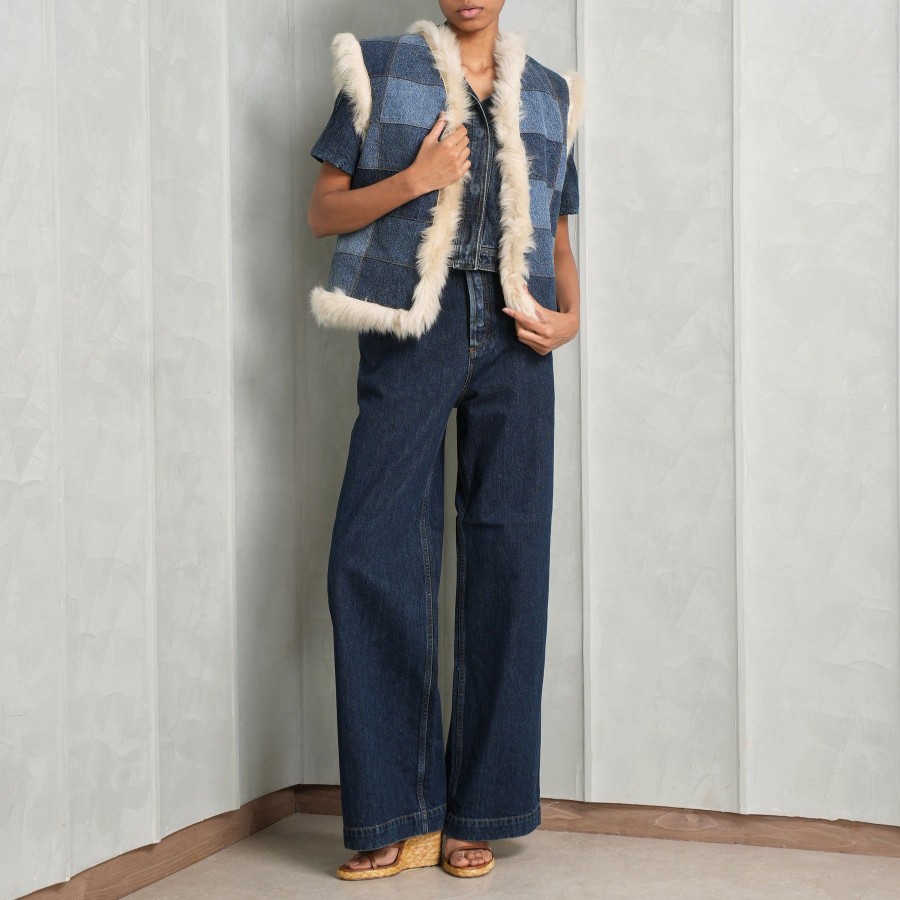 Women Chloé Denims | Reversible Gilet