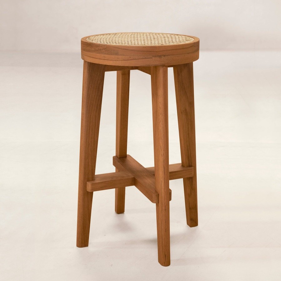 Home Phantom Hands | High Stool With Cane Seat