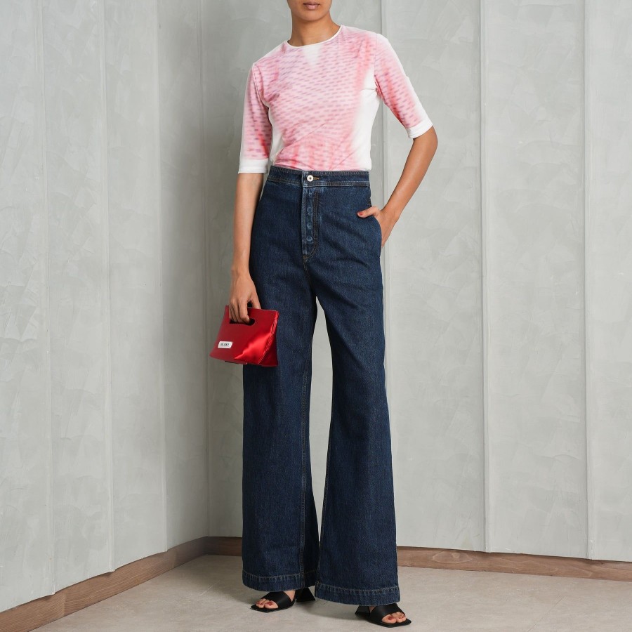 Women Loewe Tops | Short Sleeve Top