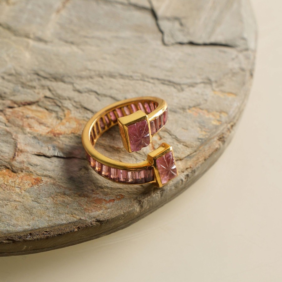 Women Akansha Sethi Demi Fine Jewellery | Tourmaline Ribbon Ring