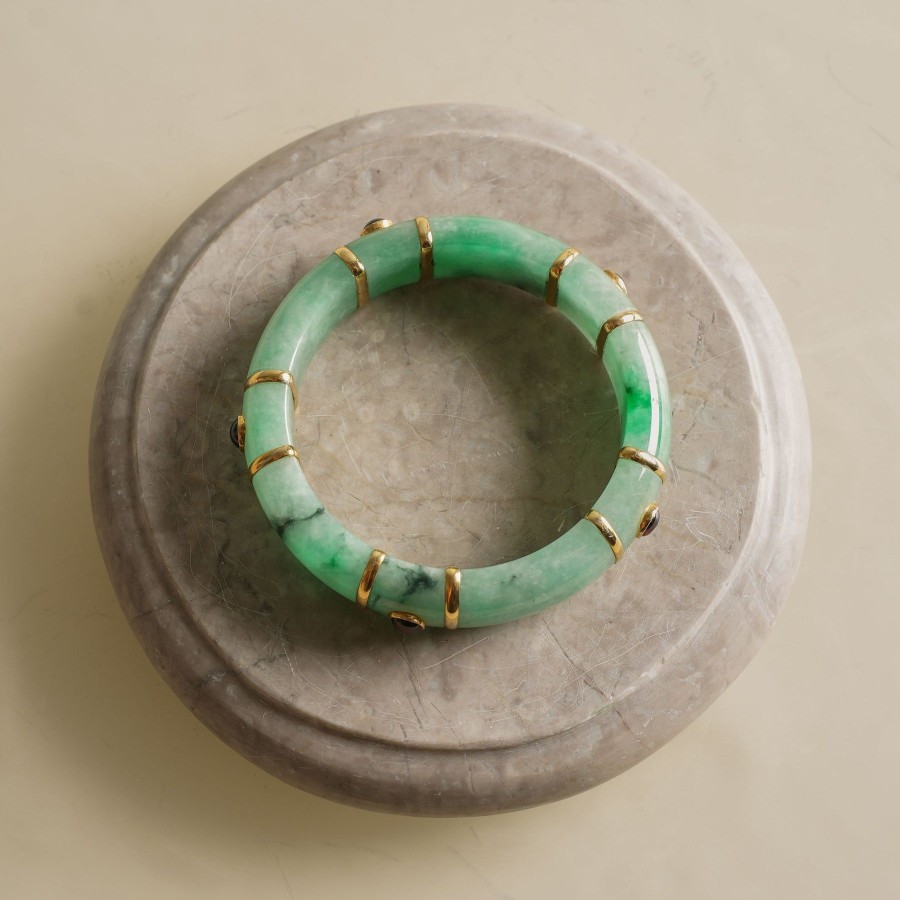 Women Zayn By Sunena Demi Fine Jewellery | Jahan Jade Bangle