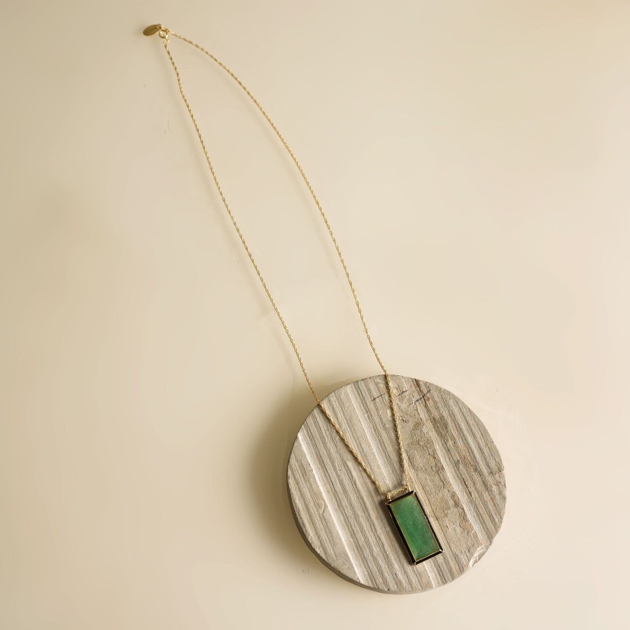 Women Zayn By Sunena Demi Fine Jewellery | Aventurine Pendant