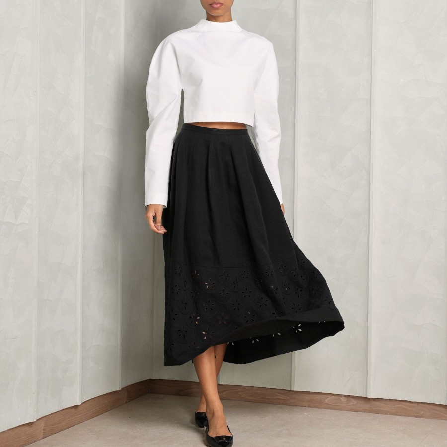 Women Chloé Skirts | Cutwork Maxi Skirt