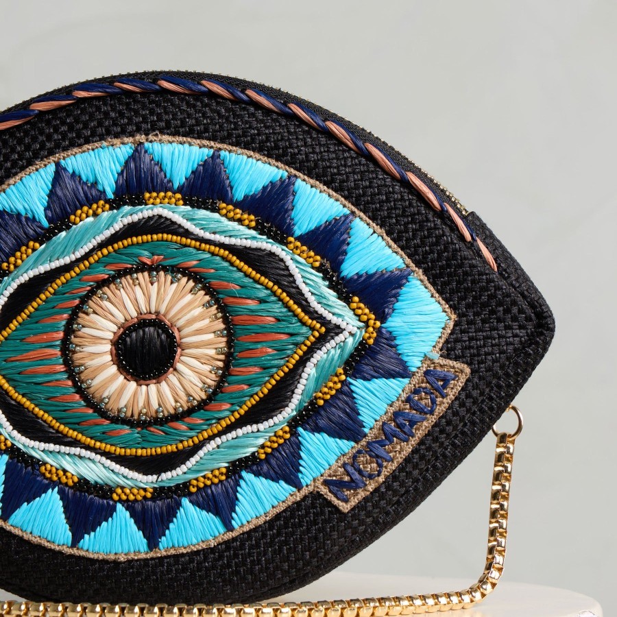 Women Nomada Cross Body Bags | Evil Eye Clutch