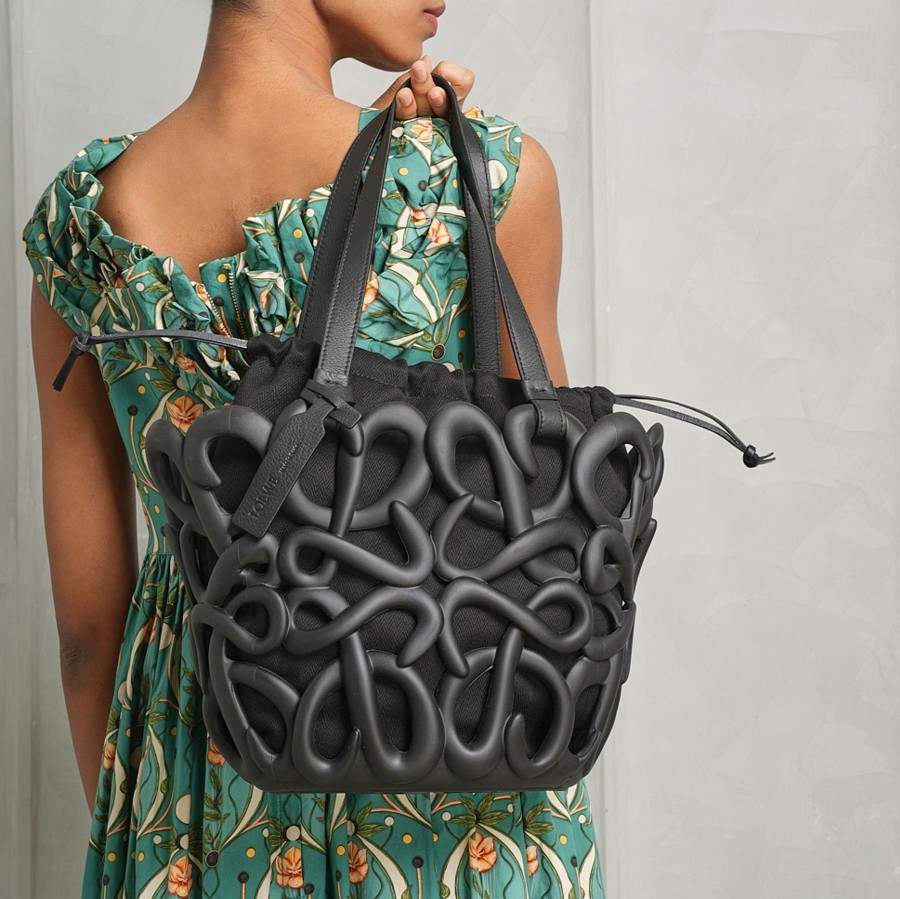 Women Loewe Shoulder Bags | Anagram Inflated Basket Bag