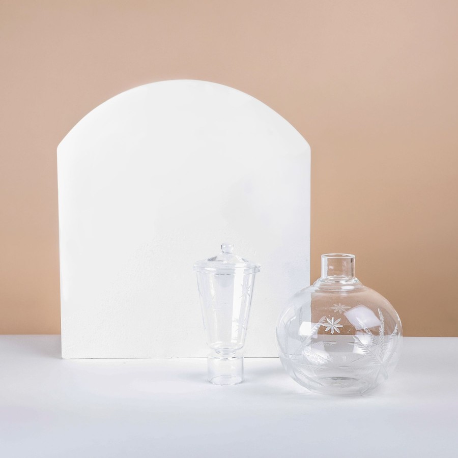 Home Ecru | Palm Carafe Glass Set