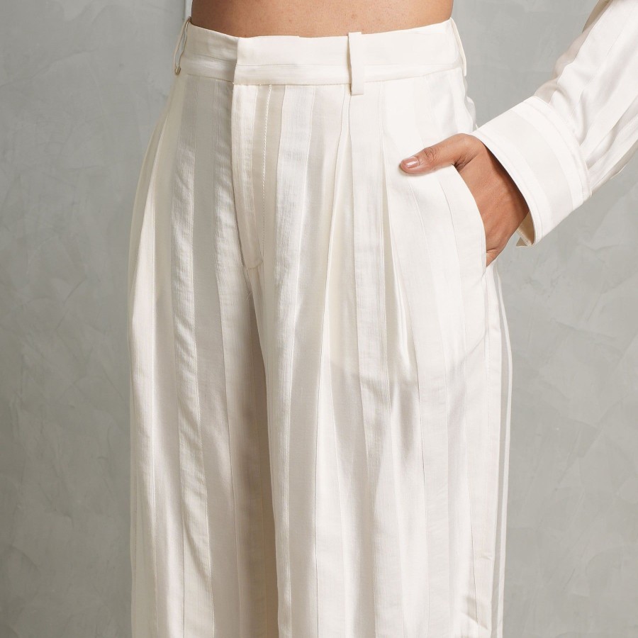 Women Loulou Studio Pants | Siaro Wide Leg Trousers